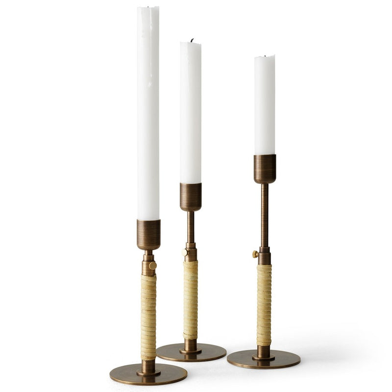 Audo Duca Candle Holder - Bronzed Brass