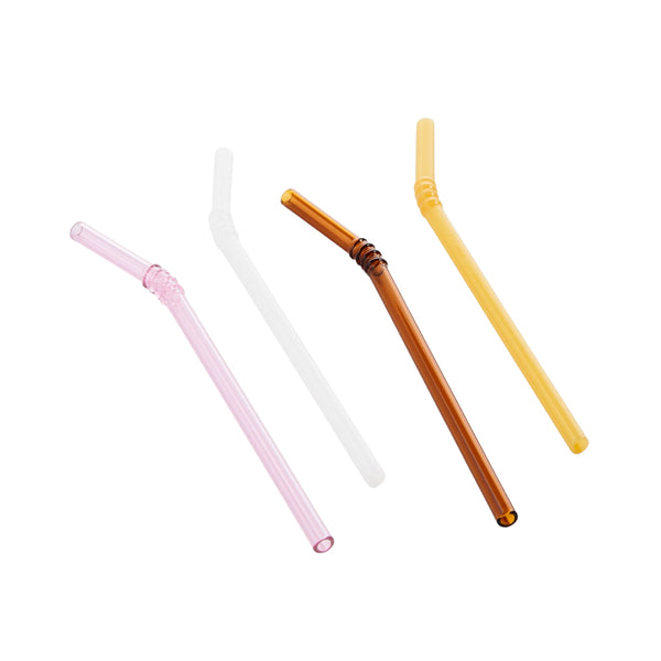 HAY Sip Swirl Reusable Straws - Set of 4
